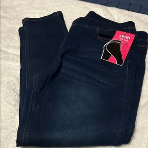 JVINI Dark Blue Ponte Pants / Jeggings. Sz. 1XL